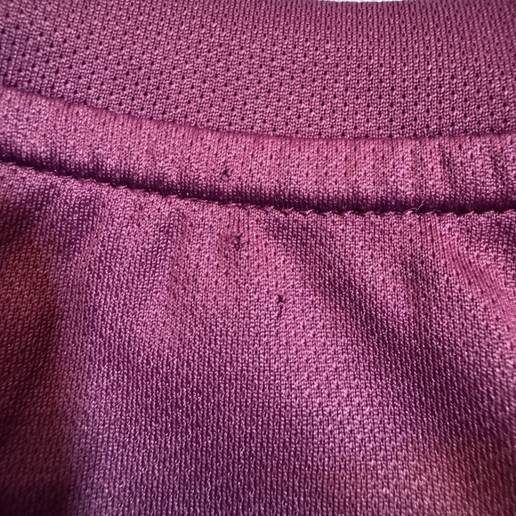 Nike Dri-FIT Shirt Mens Large Coaches Football Running Performance Maroon FJ9570 - Picture 14 of 14